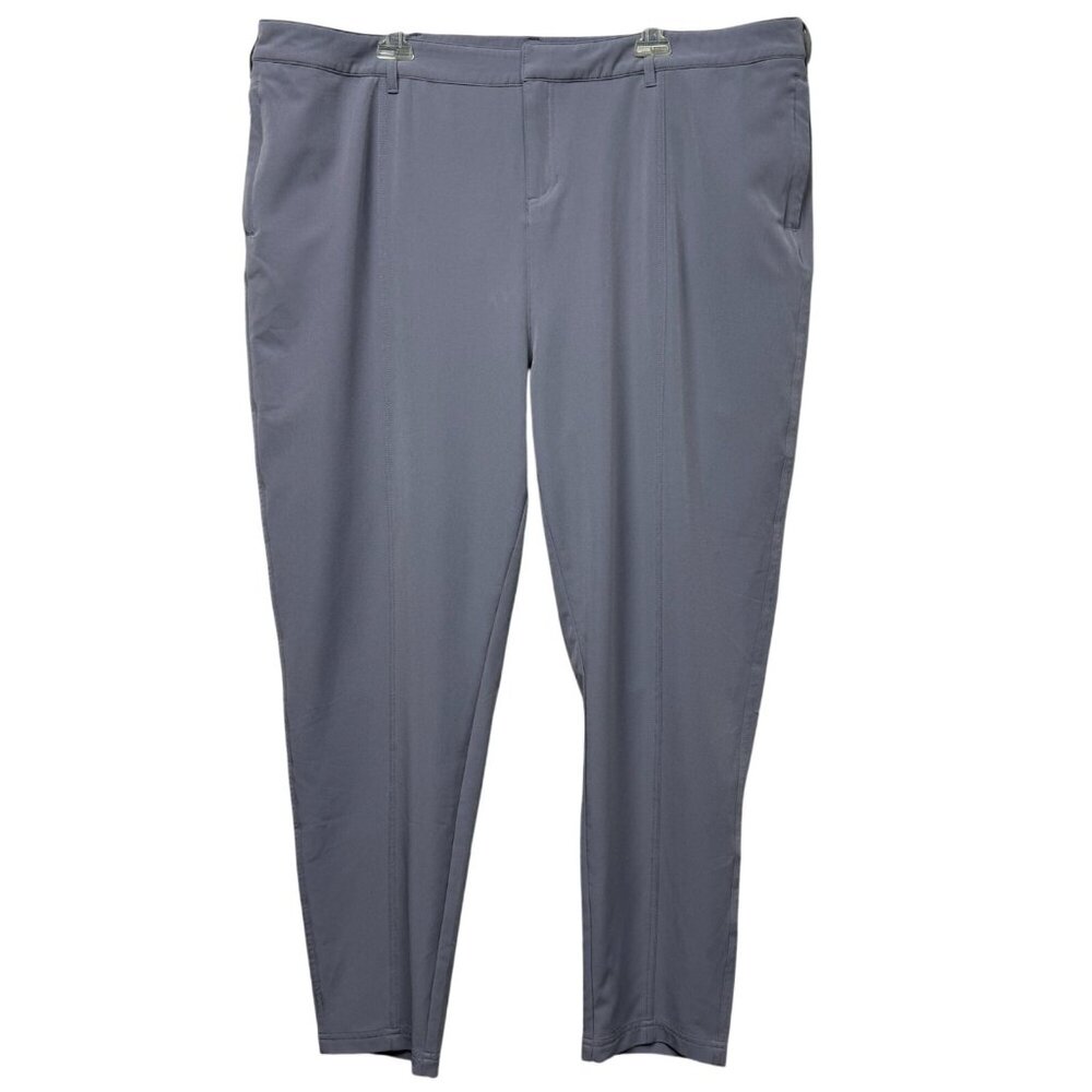 32 Degrees Men’s Cool Gray Quick Dry Athletic Pants Zip Pockets Size 20